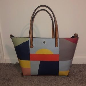 Multicolored Tory Burch bag
